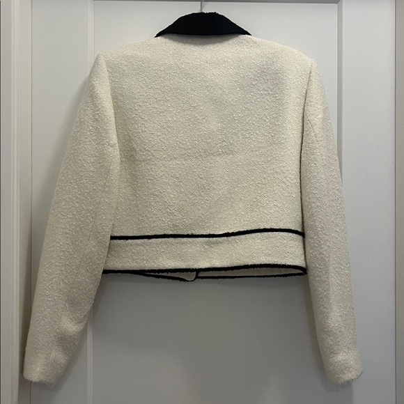 Anine Bing Cream and Black JADA Bouclé Jacket - Picture 6 of 6